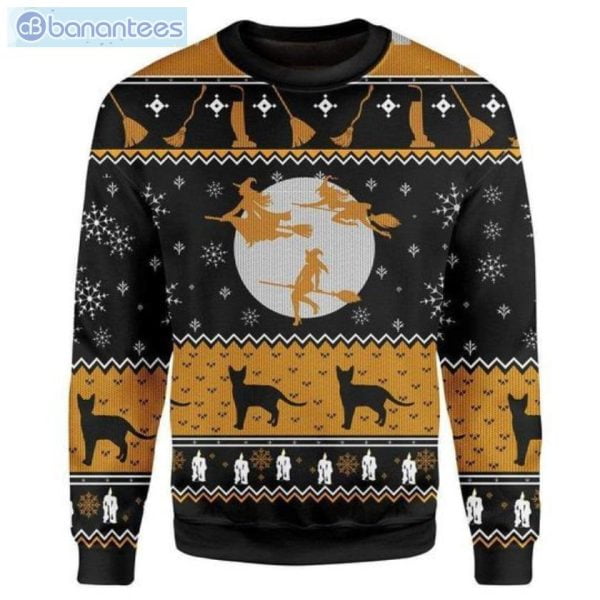 Witch Halloween Ugly Christmas Sweater Product Photo 1