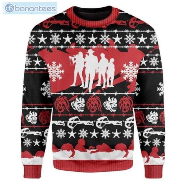 Zombieland Red And Black Ugly Christmas Sweater Product Photo 1