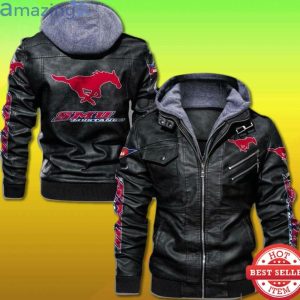 Smu Mustangs 2D Trending Leather Jacket
